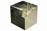 Bargain, Shiny, Natural Pyrite Cube - Navajun, Spain #118277-1